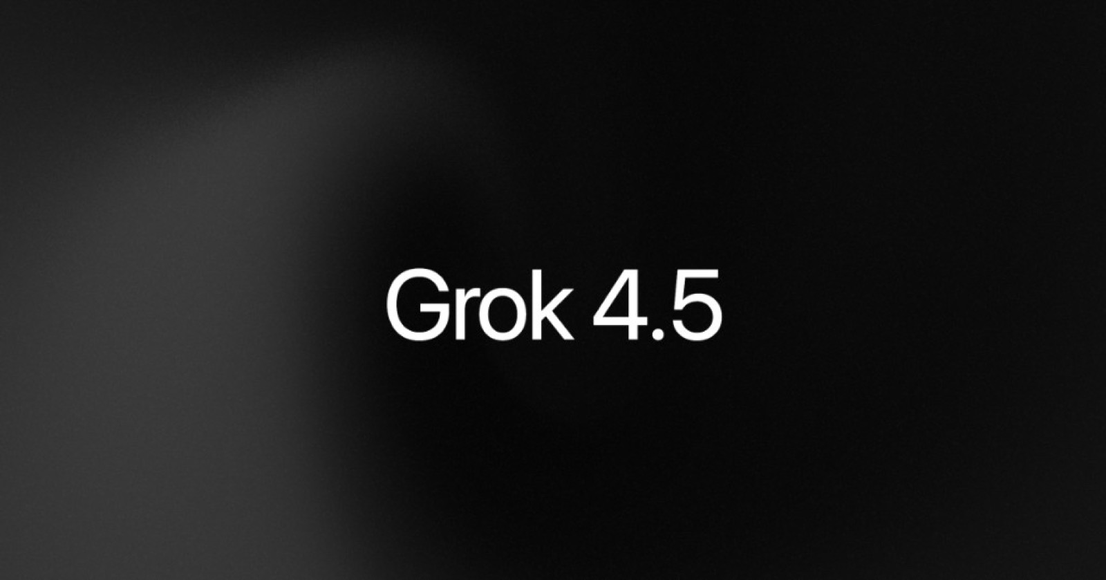 Grok 4.5 发布页配图